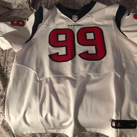 Nike Elite JJ Watt White Jersey Authenic Not Fake. - Picture 2 of 2